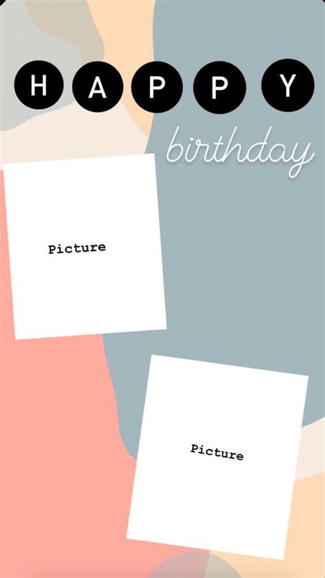 instagram birthday story template download