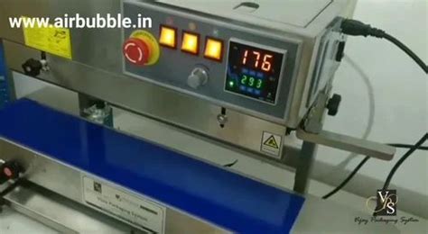 Sealing Machines - Continuous Band Sealing Machine For Pouches Vertical ...