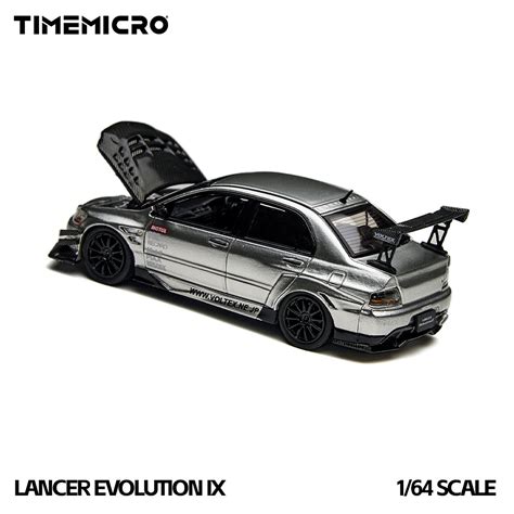 Time Micro 1:64 EVO 9 LANCER EVOLUTION Silver | Miniature Store