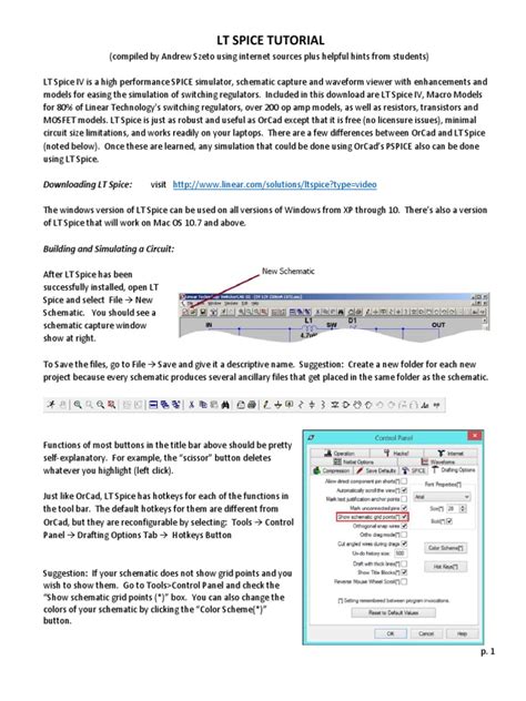 Image result for LTspice Tutorial PDF