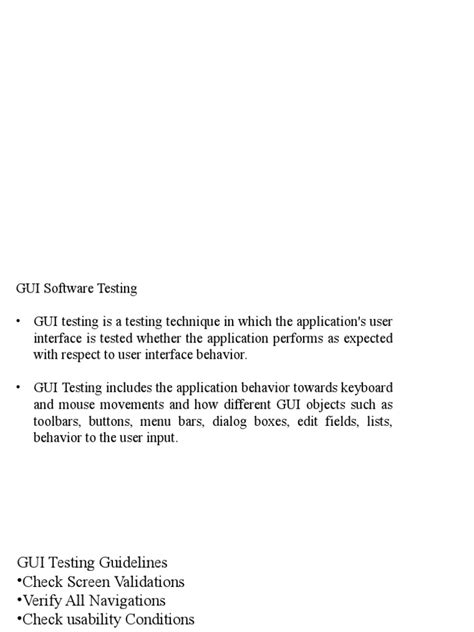 GUI Testing 的图像结果