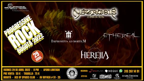 Llega Progressive Rock Bogotá 2022. Apuesta a lo mejor de los sonidos ...