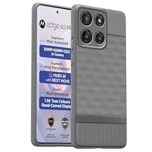 amazon basics TPU Soft Back Cover for Moto Edge 60 Pro 5G | Full Camera ...