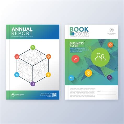 Book cover template design | Free Vector