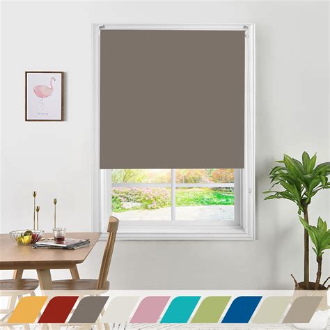 Deco Window Semi-Blackout Roller Blinds for Windows (42 Inches W X 84 ...