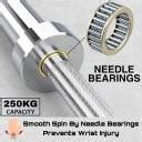 BULLAR Olympic barbell rod 7 Ft 20 kg powerlifting and weight lifting ...