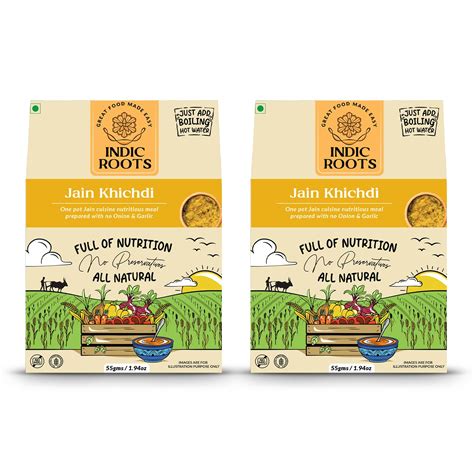 Organic Roots Indic Roots Jain Khichdi |Instant Food | Healthy Food ...