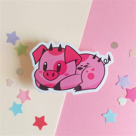 Fat Nuggets Sticker Hazbin Hotel Hazbin Hotel Sticker Gift Accessory