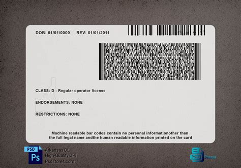 Idaho Driver License Template (V1) - PSD Stores