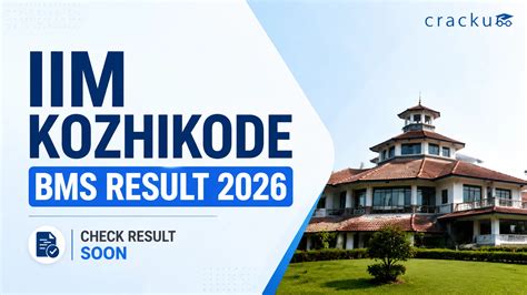 IIM Kozhikode BMS Result 2026 OUT, Download at @iimk.ac.in