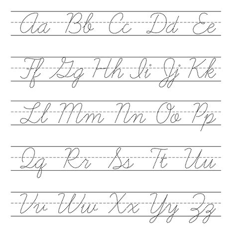 Printable Cursive Lower Case Letters - Printable JD