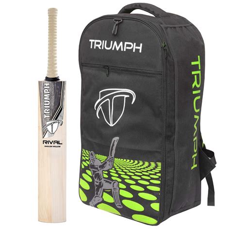 TRIUMPH Rival English Willow Professional Cricket BAT for Mens | Ready ...