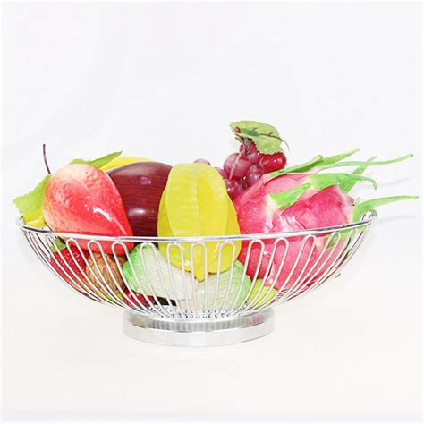 新款水果篮 礼品篮水果篮 不锈钢水果篮 铁线水果篮厨房小工具-阿里巴巴