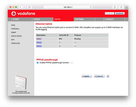 Image result for Vodafone Router IP