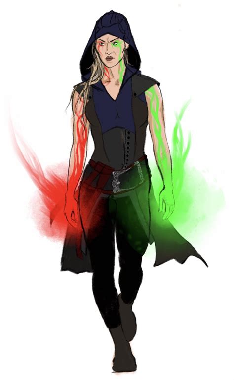 Just finished the black prism. I thought I would draw Karris Whiteoak ...