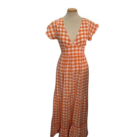 Ghanda orange and white dress(s)