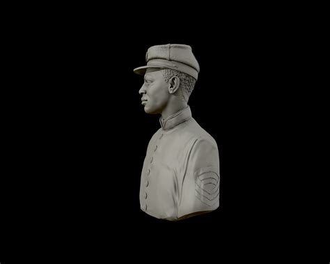 Fichier STL Buste Lewis Henry Douglass sculpture modèle d'impression 3D ...