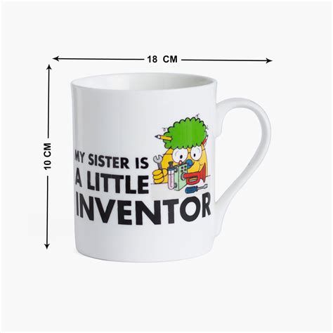 Buy CLAY CRAFT Raskhabandhan Multicolour Inventor Printed Ceramic Milk ...