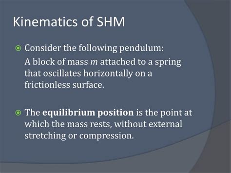 Image result for Example of SHM