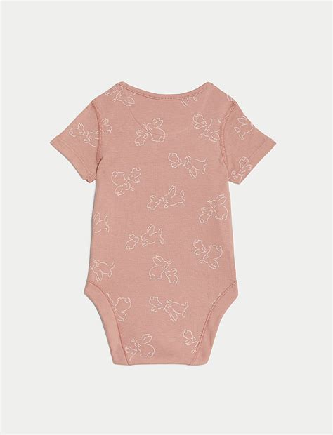 Buy 7pk Pure Cotton Bodysuits (5lbs-3 Yrs) at Marks & Spencer