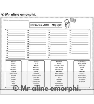 Us Map Quizzes 的图像结果