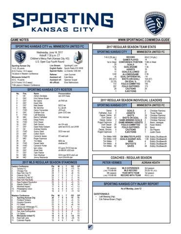 Game Guide: Sporting KC vs Minnesota United FC by Sporting Kansas City ...