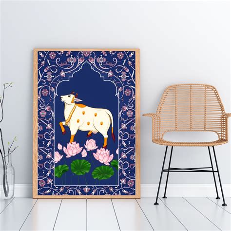 Buy Pichwai Painting, Shrinath Ji Painting, Indian Folk Art, Indian ...