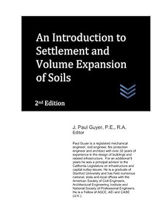 Buy An Introduction to Settlement and Volume Expansion of Soils ...