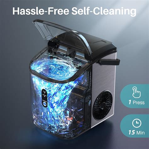 FREEVILLAGE FREE VILLAGE Nugget Ice Maker Countertop, Pebble Ice India ...