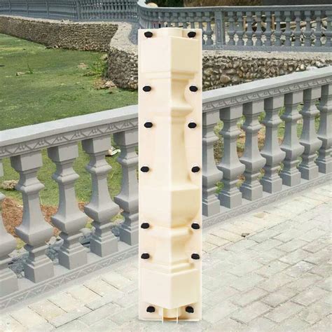 Buy QIZHI Roman Column Concrete Plaster Cement Casting Fence Railing ...