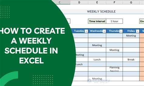 Image result for Weekly Schedule Excel Table