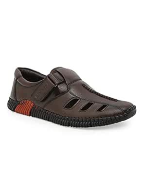 Buckaroo Jaripeo MAXSON Premium Vegan Synthetic Brown Casual Closed ...