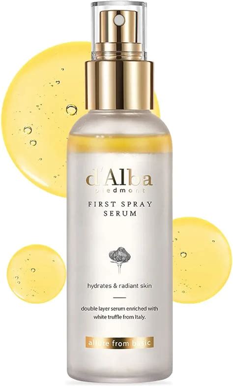 d'Alba Italian White Truffle First Spray Serum, Vegan Skincare, Hydrat ...