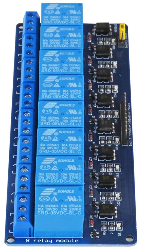 TTL-RELAY08-5V Seeit | Seeit TTL-RELAY08 Relay for Relay Control Card ...