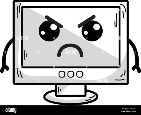 Image result for Computer Cute Angry