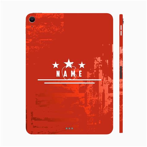 Apple iPad Air 13 M2 2024 Star Red with Name Tablet Skins