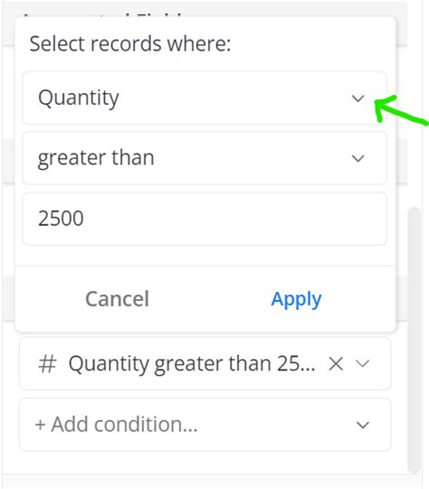 Image result for Calculated Fields Filtering eMaint