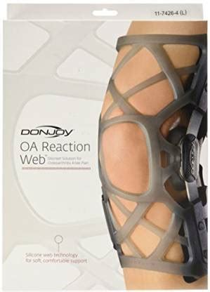 Donjoy Oa (Osteoarthritis) Reaction Web Knee Support Brace: Medial ...