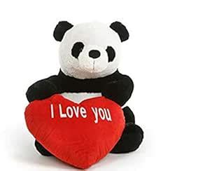 Buy Nihan Enterprises White & Black Panda Teddy Bear 60 cm Online at ...