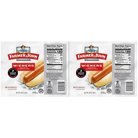 Farmer John Hot Dogs (3 lb) Delivery or Pickup Near Me - Instacart