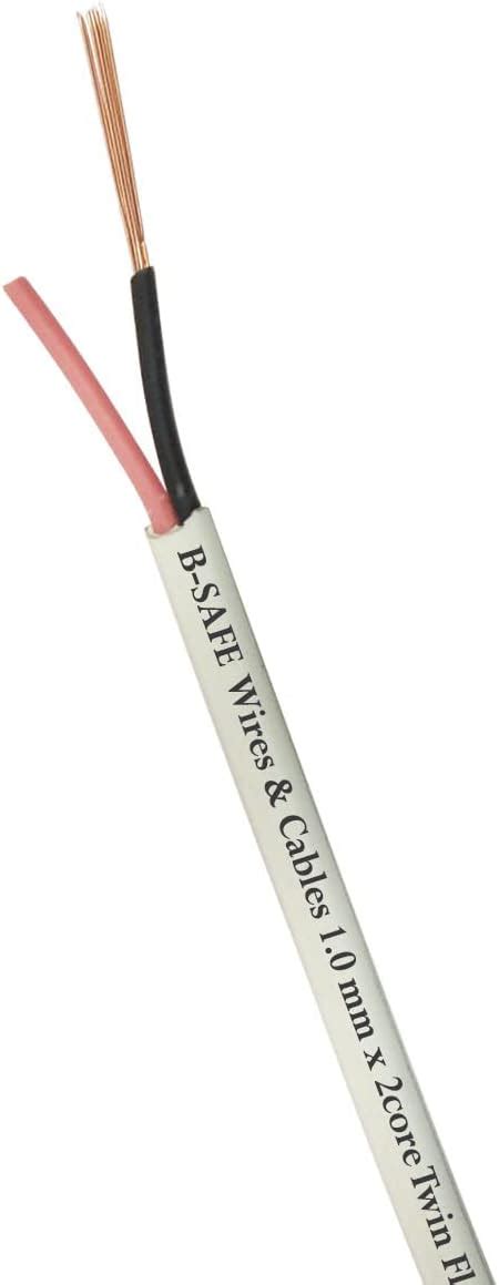 Polycab PVC Insulated 2 Core Copper Cable 1.5 Sq mm Wire (Black ...