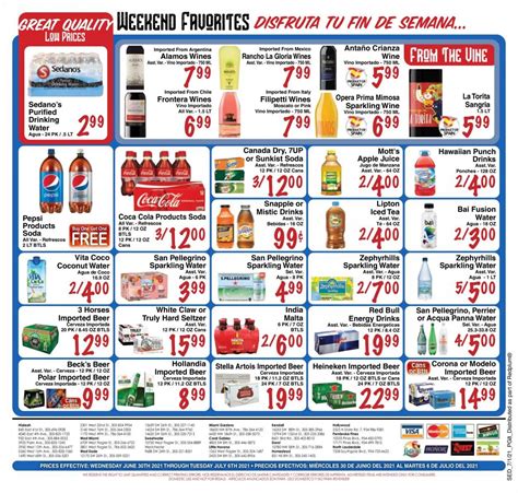 Sedano's (FL) Weekly Ad Flyer June 30 to July 6