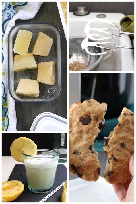 Aquafaba egg replacer for magical vegan meringue and beyond