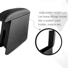 Decode Car Center Wooden Adjustable Automatic Storage Organizer Console ...