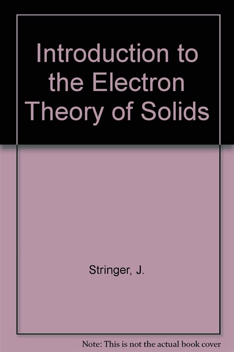 Buy Introduction to the Electron Theory of Solids Book Online at Low ...