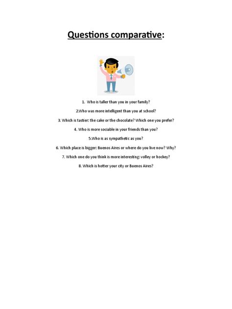 Image result for Comparative Questions