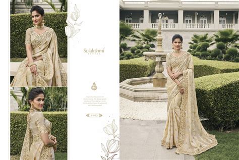 4003 Bridal Heritage Sulakshmi Prints Mirror Work Sarees – Heriska