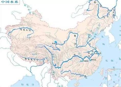 中国河流和湖泊分布图 _排行榜大全