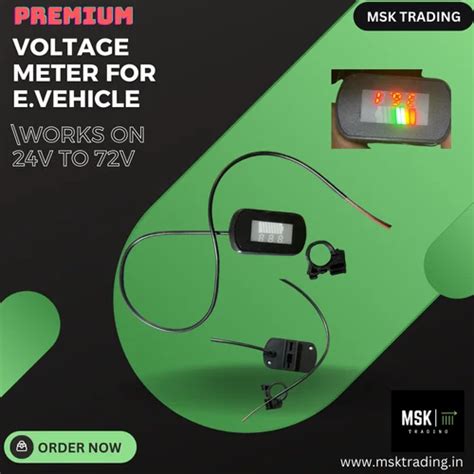 BATTERY VOLTAGE METER - Battery Tester Meter Wholesale Trader from New ...