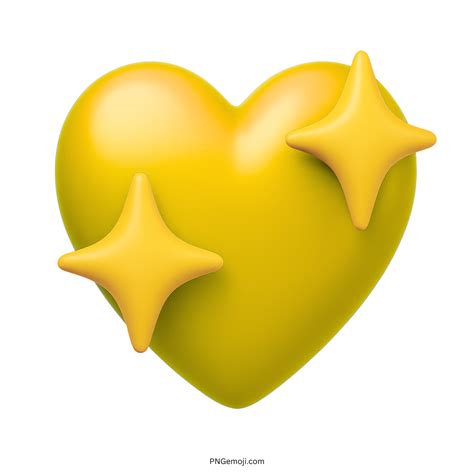 Sparkling Heart Emoji PNG Multicolor 3D ClipArt Collection – PNG Emoji